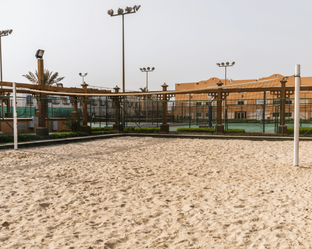 Sandy Volleyball Court
